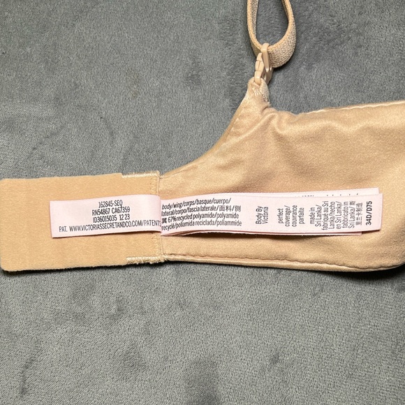 Victoria's Secret Praline Body by Victoria Perfect Coverage Underwire Bra 34D - Picture 12 of 13